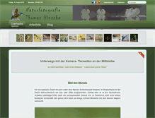 Tablet Screenshot of naturfotografie-hinsche.de